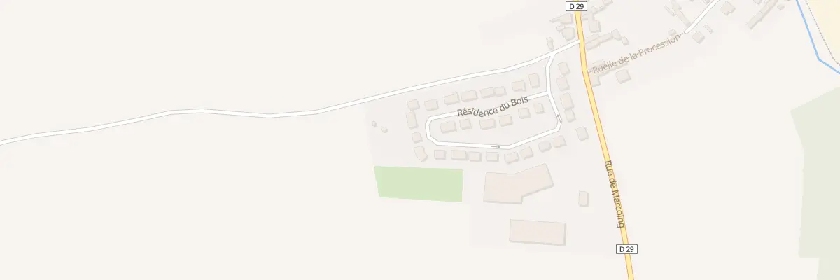 Plan du 10 Res du Bois à Noyelles-sur-Escaut