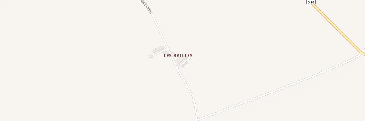 Plan du 5150 Les Bailles à Treban