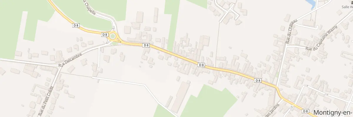 Plan du 267 Rue Delcambre à Montigny-en-Ostrevent