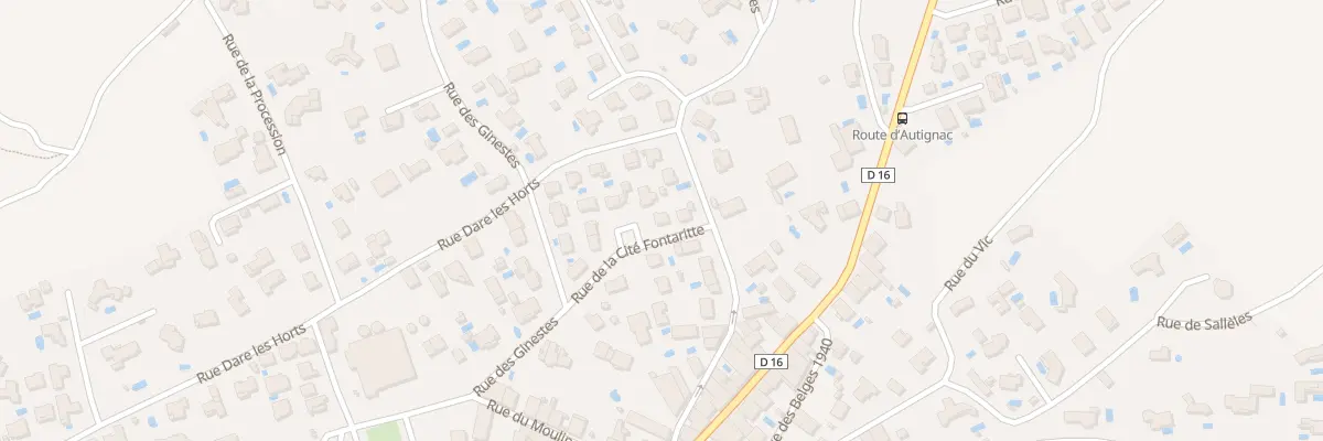 Plan du 7 Pl de la Cite Fontaritte à Saint-Geniès-de-Fontedit