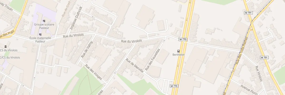 Plan du 164 Rue du Virolois à Tourcoing