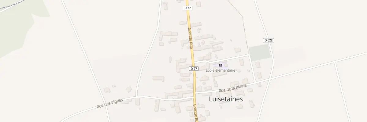 Plan du 17 Gr Grande Rue à Luisetaines