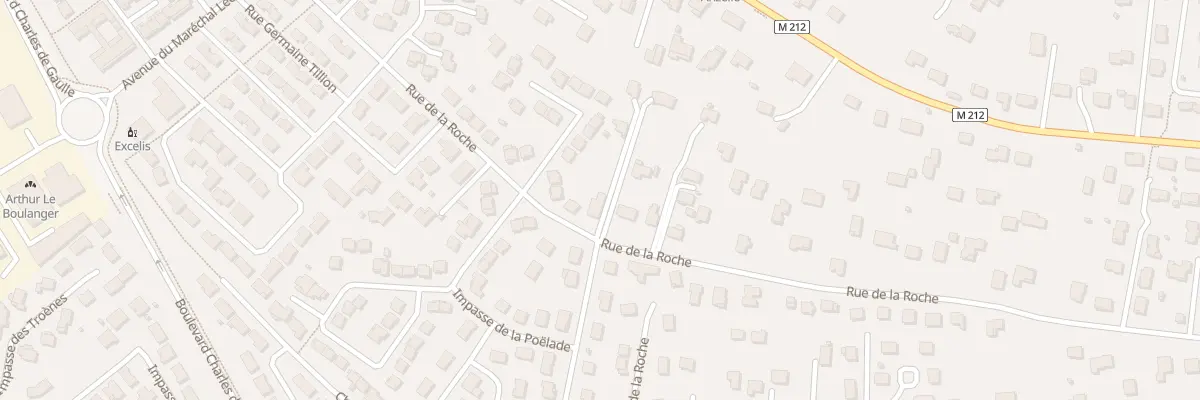 Plan du 68 Rue de la Roche à Cournon-d’Auvergne