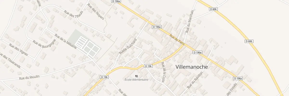 Plan du 3 Rue de l’Eglise à Villemanoche