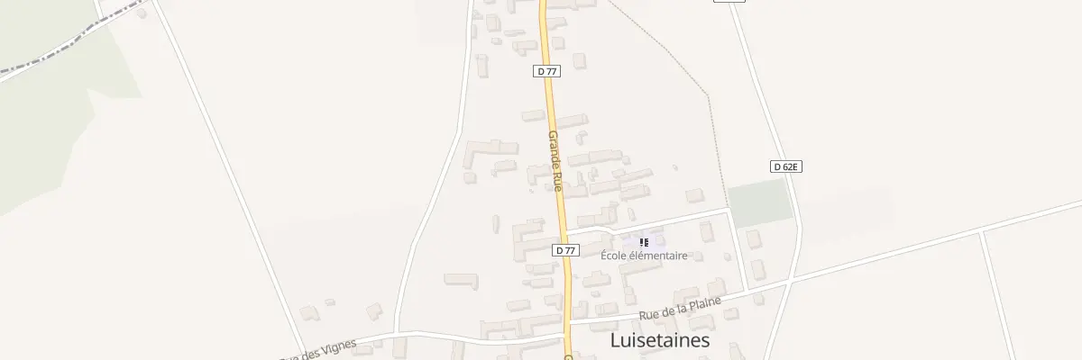 Plan du 15 Gr Grande Rue à Luisetaines