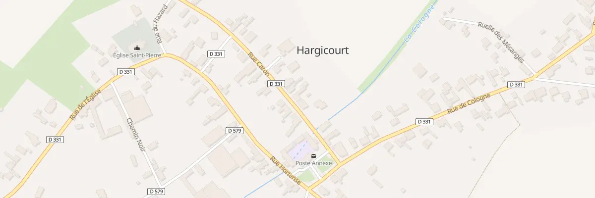 Plan du 6 Rue Caron à Hargicourt
