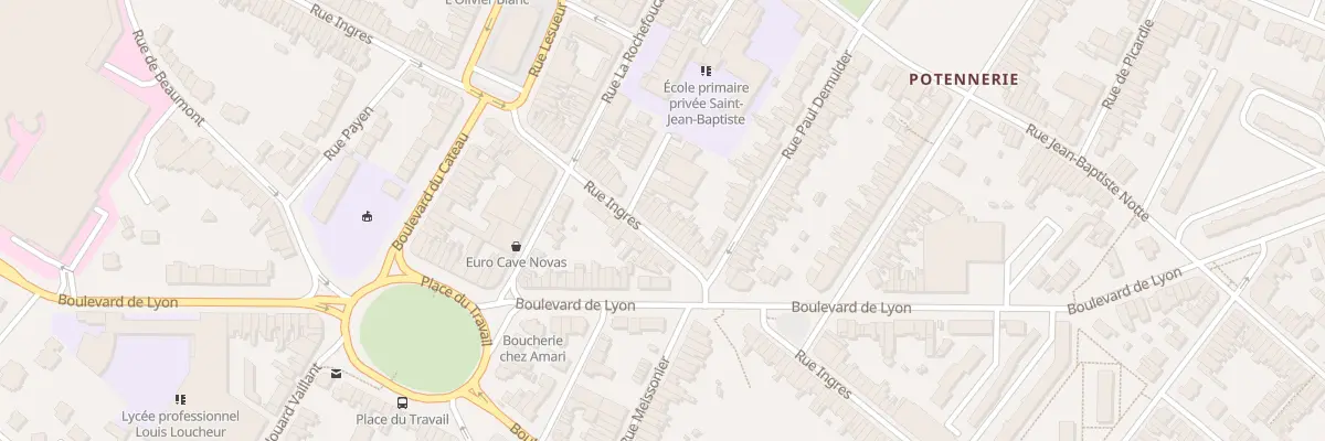 Plan du 81 Rue Ingres à Roubaix