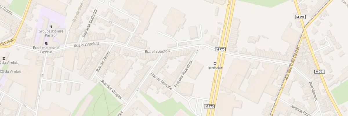 Plan du 168 Rue du Virolois à Tourcoing