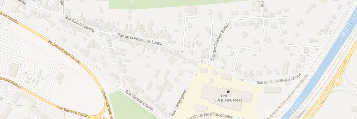 Plan du 32 Rue de la Fosse aux Loups à Nevers