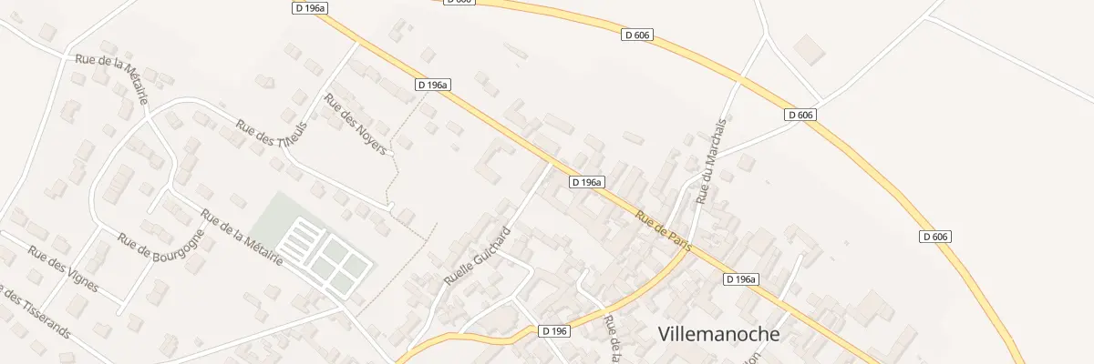Plan du 63 Rue de Paris à Villemanoche