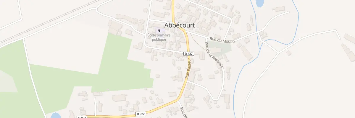 Plan du 30 Rue du Tertre à Abbécourt