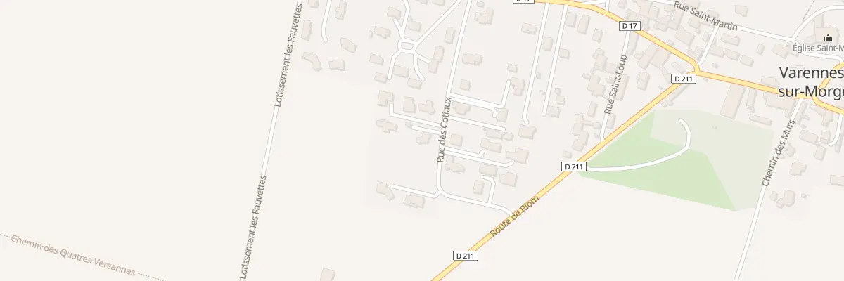 Plan du 8 Rue des Cotiaux à Varennes-sur-Morge
