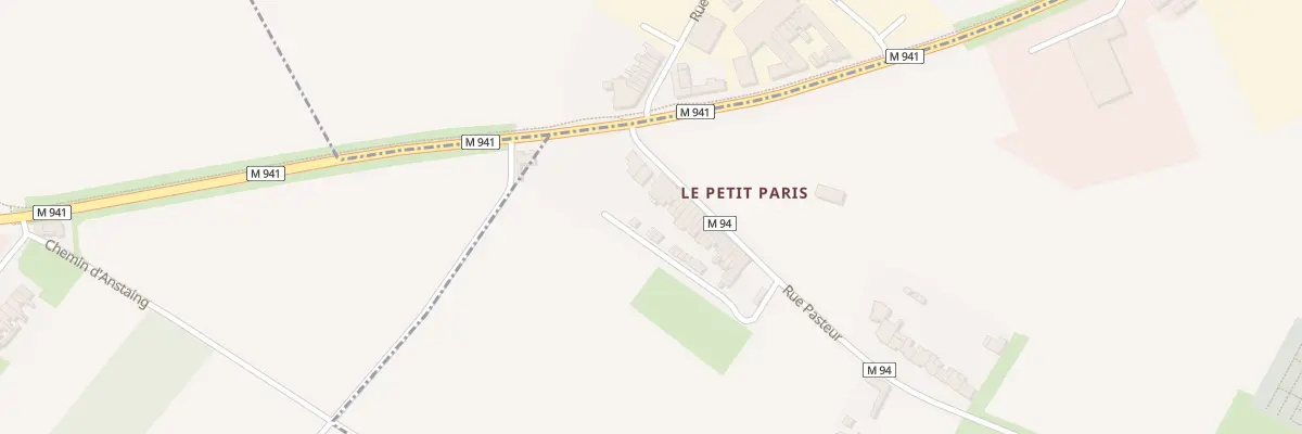 Plan du 10 Rue Pasteur à Anstaing