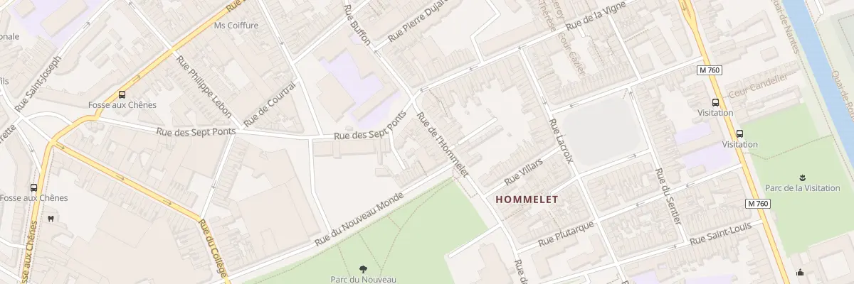 Plan du 197 Rue de l’Hommelet à Roubaix