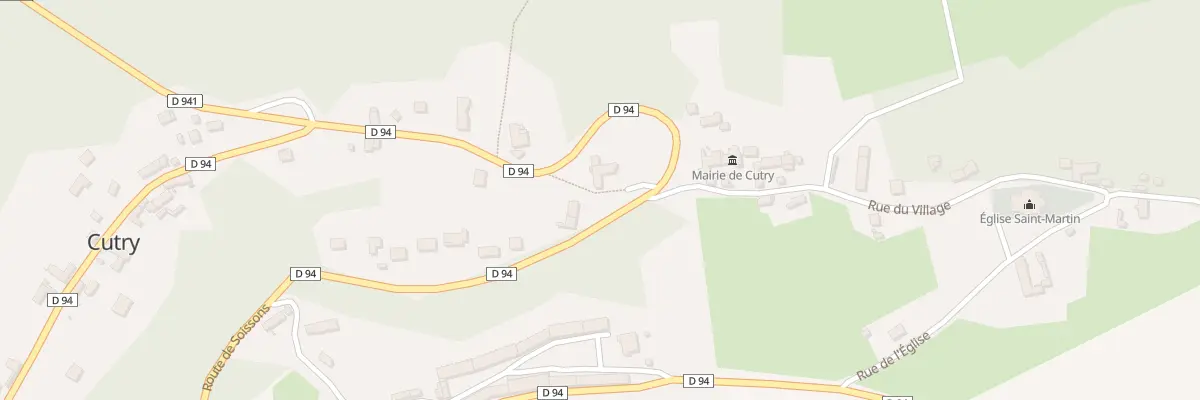 Plan du 8 Rte de Soissons à Cutry