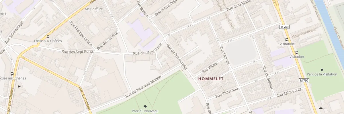 Plan du 195 Rue de l’Hommelet à Roubaix