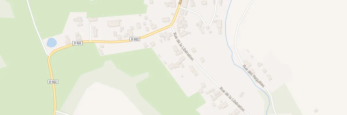 Plan du 6 Rue de la Libération à Abbécourt