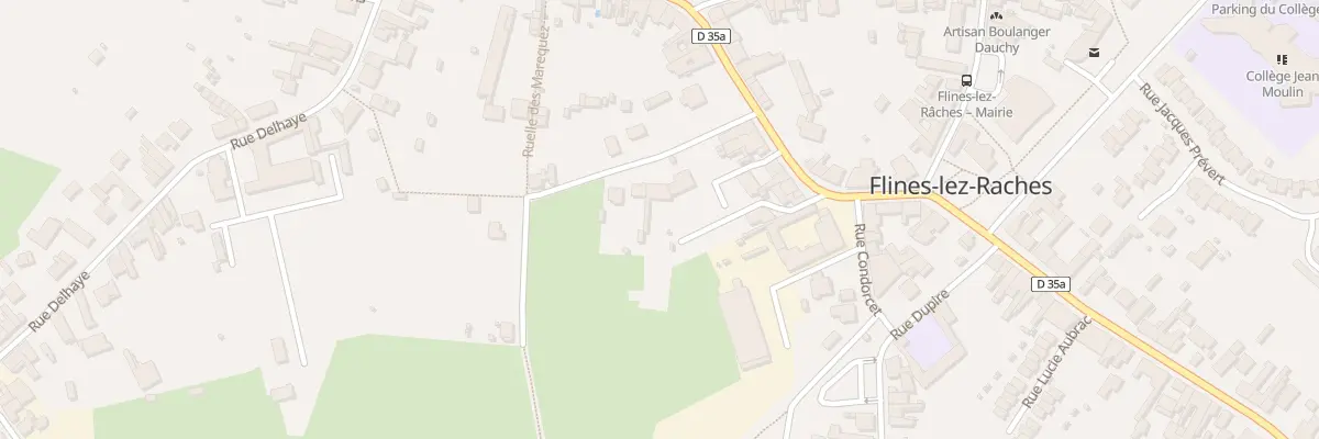 Plan du 52 Rue des Resistants à Flines-lez-Raches