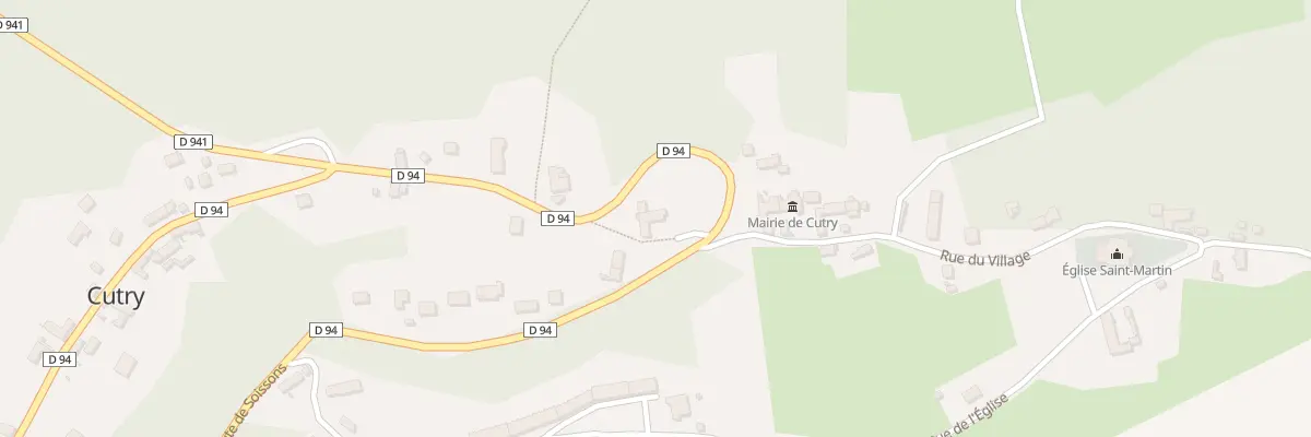 Plan du 6 Rte de Soissons à Cutry