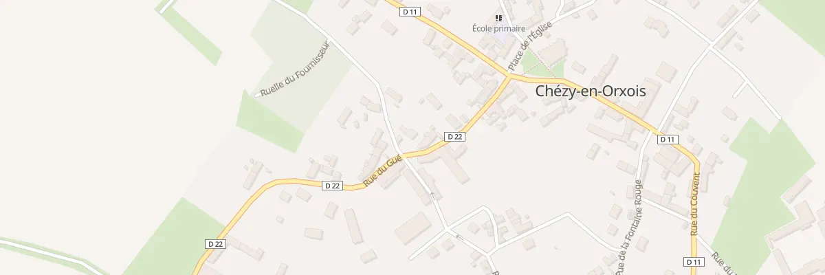 Plan du 14 Rue du Gué à Chézy-en-Orxois
