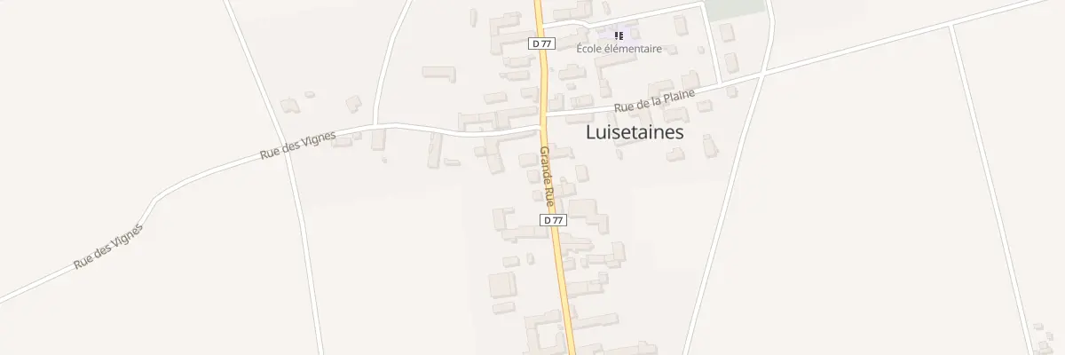 Plan du 33 Gr Grande Rue à Luisetaines