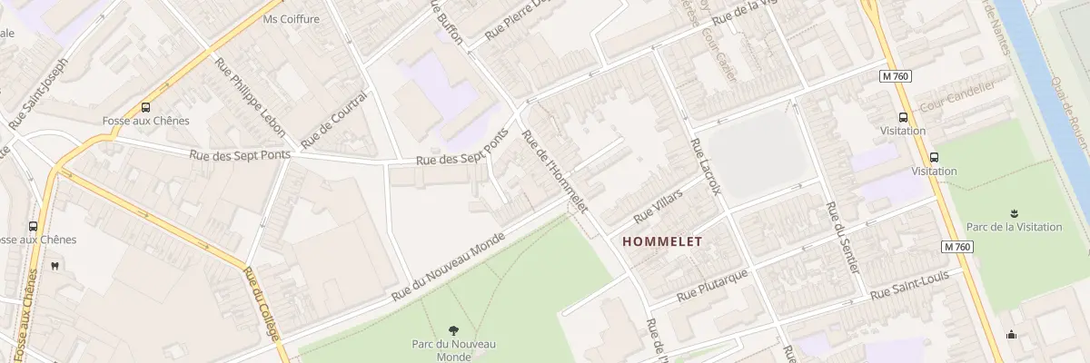 Plan du 191 Rue de l’Hommelet à Roubaix