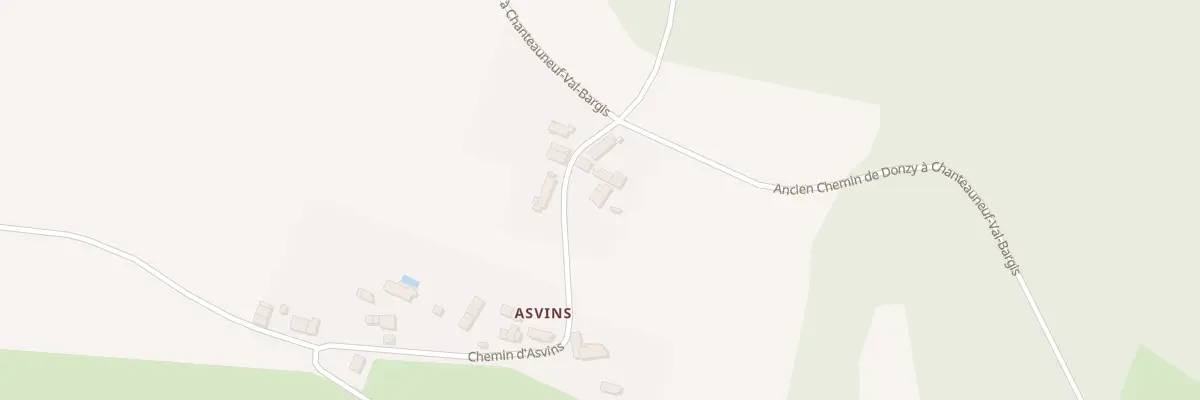 Plan du 16 Asvins à Châteauneuf-Val-de-Bargis