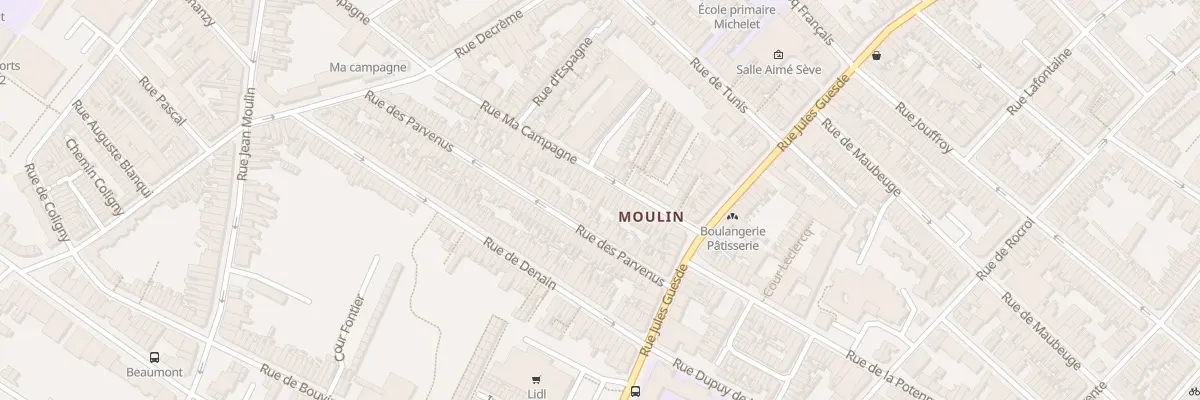 Plan du 106 Rue ma Campagne à Roubaix