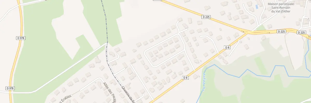 Plan du 15 Rue du Font de Roscat aux Martres-de-Veyre