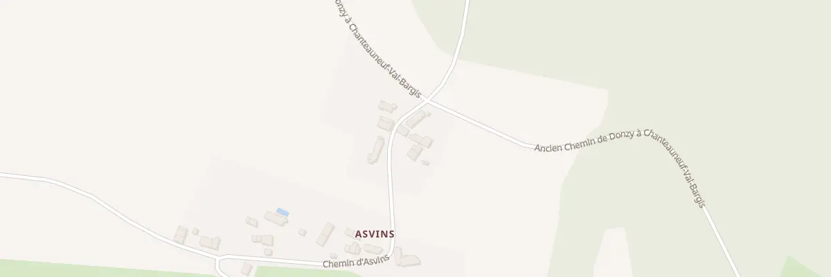Plan du 20 Asvins à Châteauneuf-Val-de-Bargis