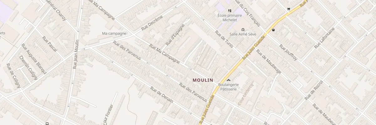 Plan du 81 Rue ma Campagne à Roubaix
