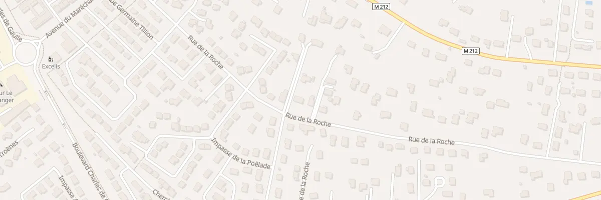 Plan du 64 Rue de la Roche à Cournon-d’Auvergne