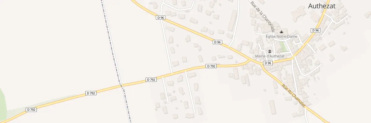 Plan du 10 Rue des Chaumes à Authezat