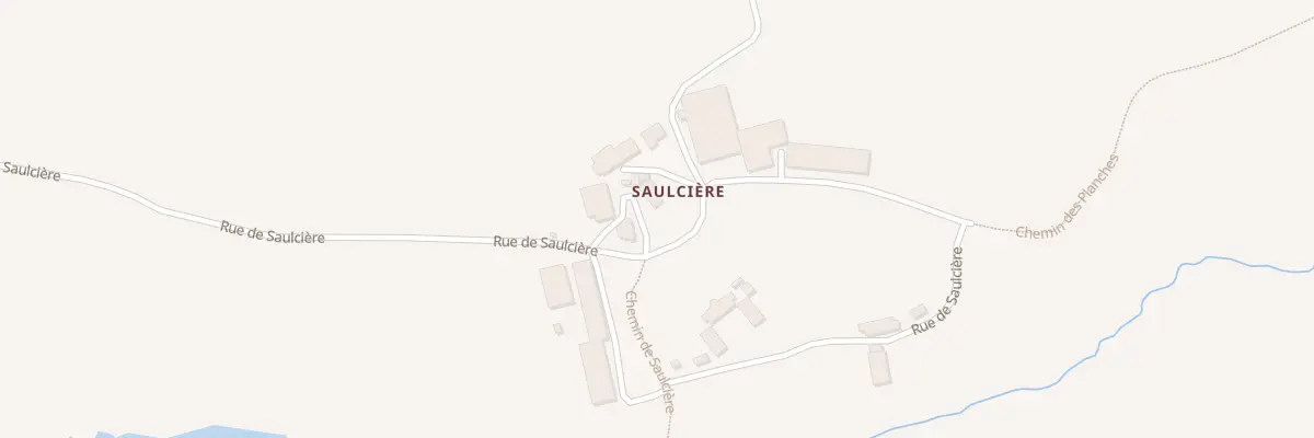 Plan du 5013 Saulciere à Laféline