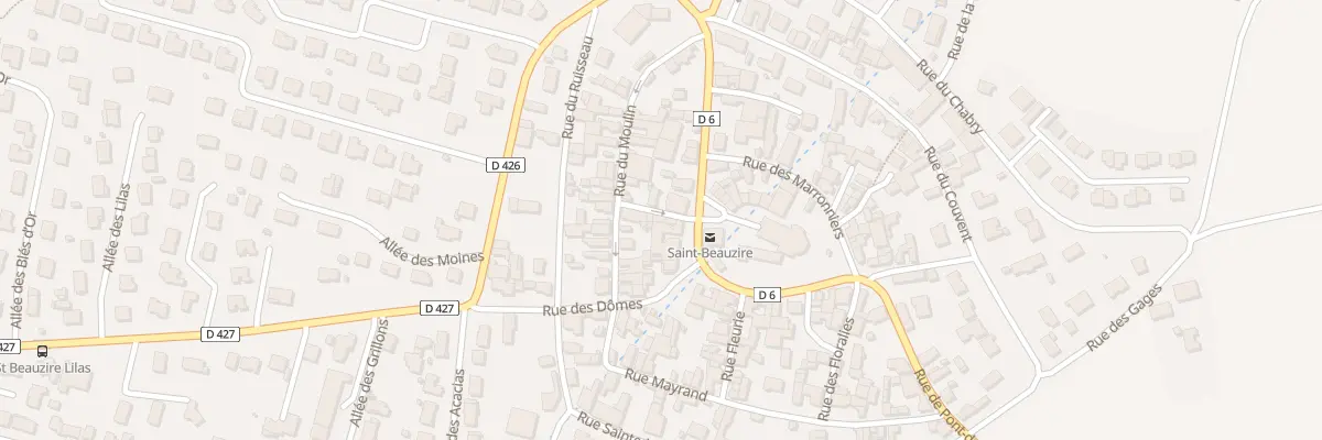 Plan du 3 Rue de l’Horloge à Saint-Beauzire