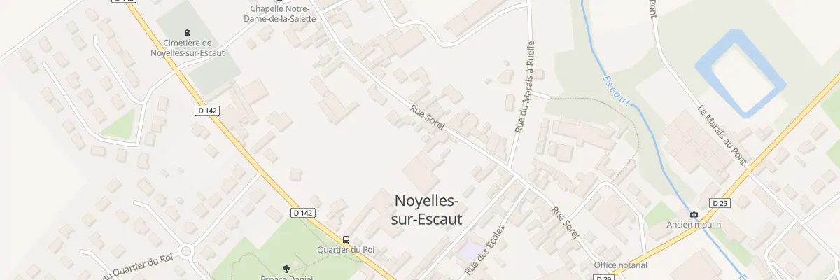 Plan du 29 Rue Sorel à Noyelles-sur-Escaut