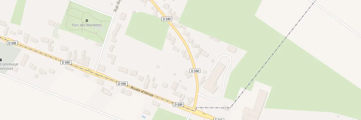 Plan du 52 Rue de la Croix Rouge à Sailly-lez-Cambrai