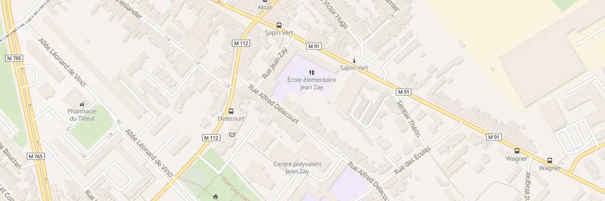 Plan du 17 Rue Alfred Delecourt à Wattrelos