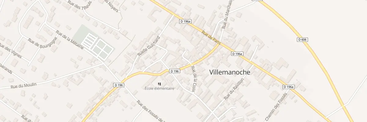 Plan du 243 Imp de la Croix à Villemanoche