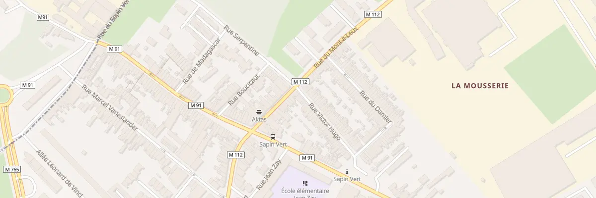Plan du 59 Rue Victor Hugo à Wattrelos