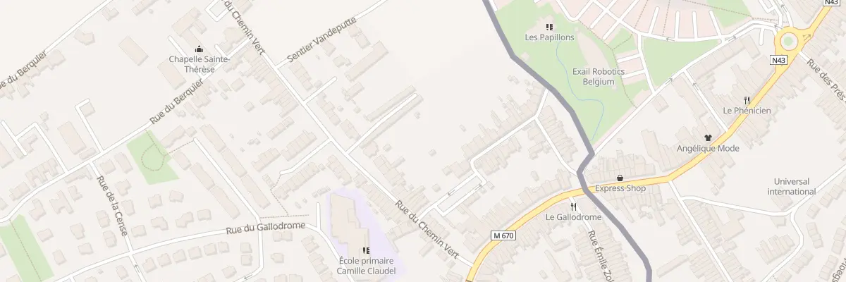 Plan du 139T Rue du Chemin Vert à Neuville-en-Ferrain