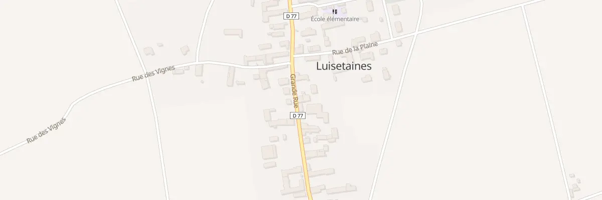 Plan du 38 Gr Grande Rue à Luisetaines