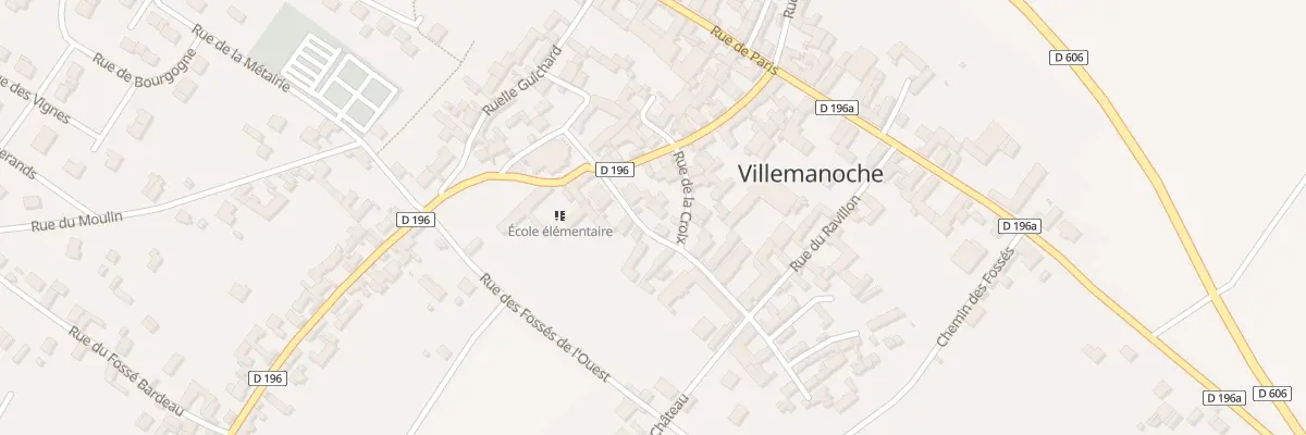 Plan du 13 Rue des Ardillieres à Villemanoche