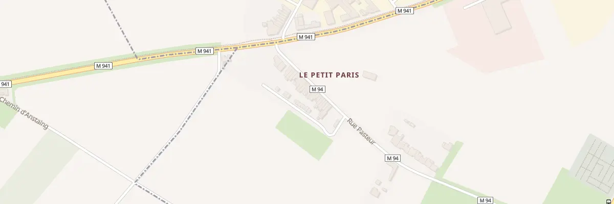 Plan du 28 Rue Pasteur à Anstaing