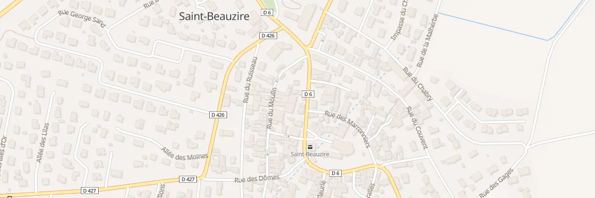 Plan du 4 Rue du Commerce à Saint-Beauzire
