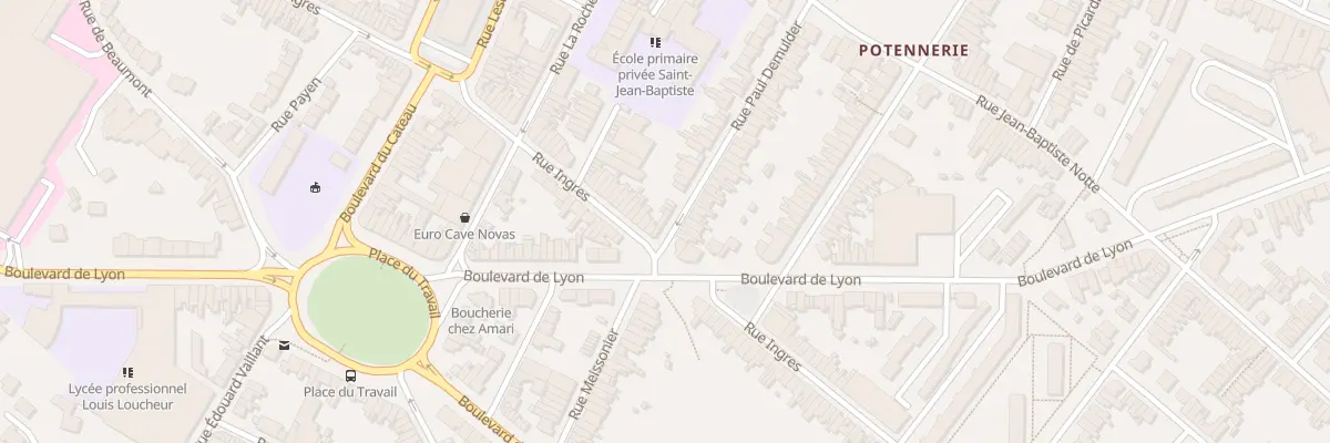 Plan du 54 Rue Paul Demulder à Roubaix