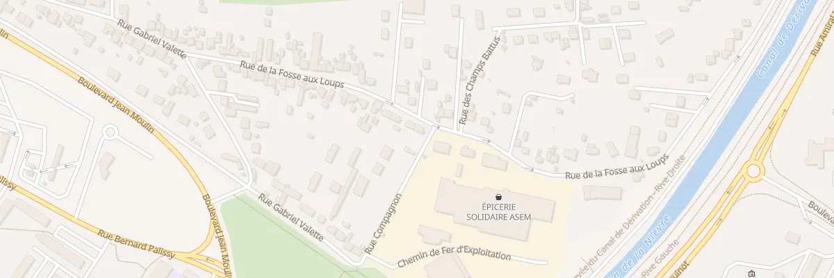 Plan du 38 Rue de la Fosse aux Loups à Nevers