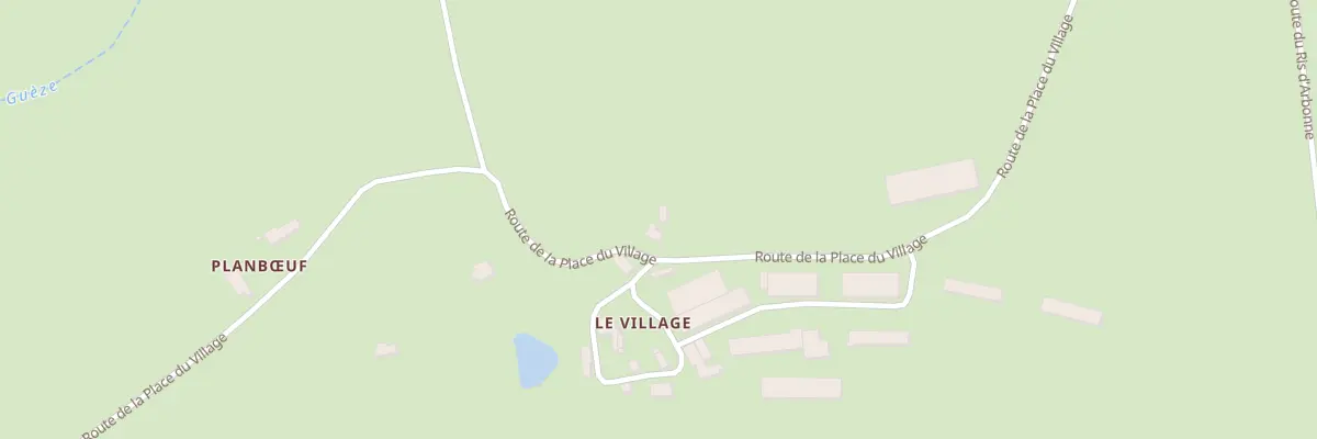 Plan du 5043 Le Village à Cressanges