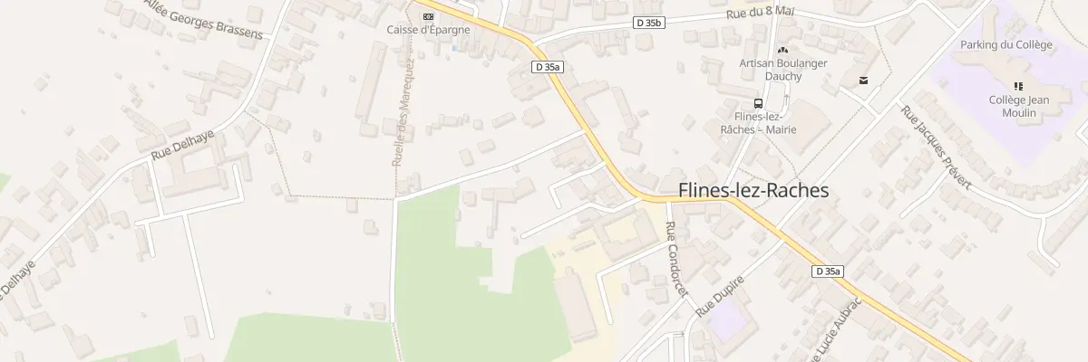 Plan du 52A Rue des Resistants à Flines-lez-Raches