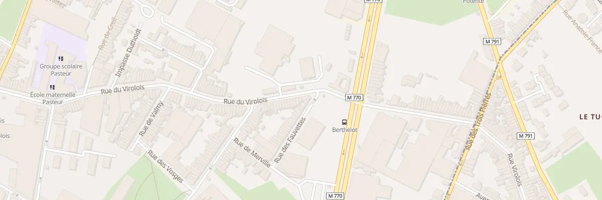 Plan du 188 Rue du Virolois à Tourcoing